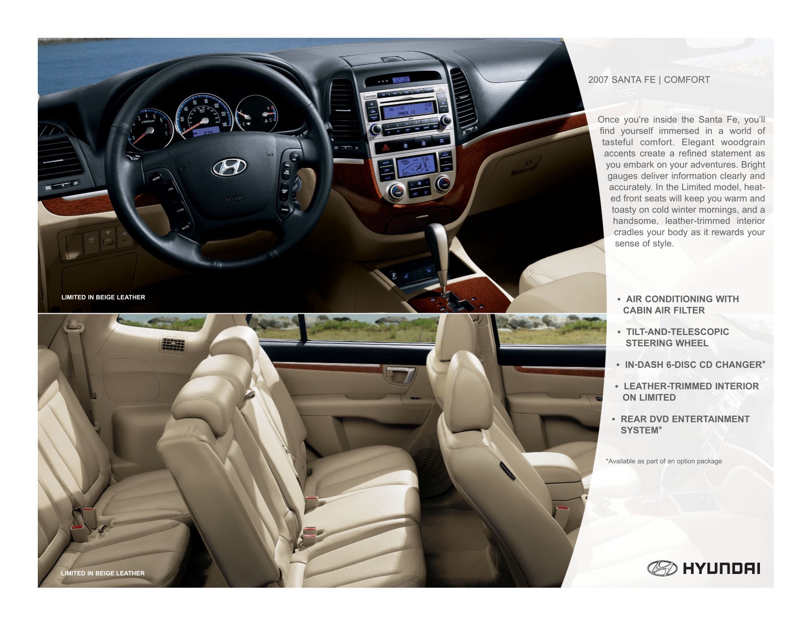 2007 Hyundai SantaFe Brochure Page 10